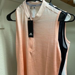 Women adidas sleeveless golf shirt
